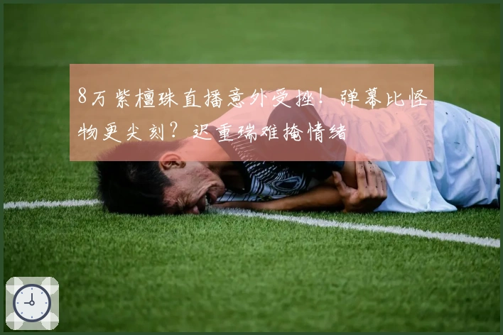 8万紫檀珠直播意外受挫！弹幕比怪物更尖刻？迟重瑞难掩情绪